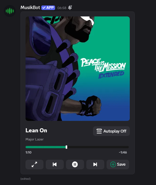Lean On – Major Lazer