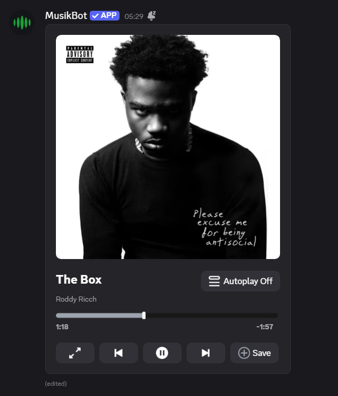 The Box – Roddy Ricch